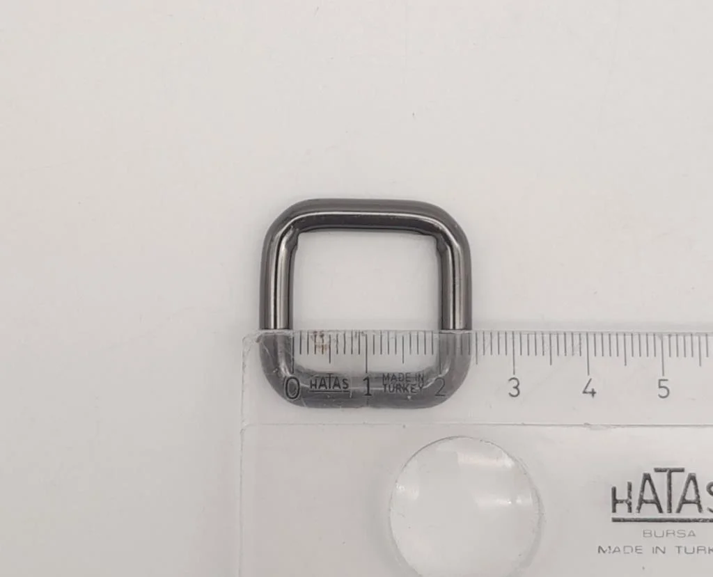 Çanta Aksesuar Füme Renk 2 Cm Kare Halka
