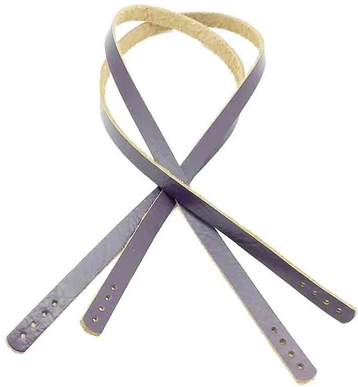 Çanta Aksesuar Gerçek Deri 70x1.2 cm Mor Renk Çanta Sapı