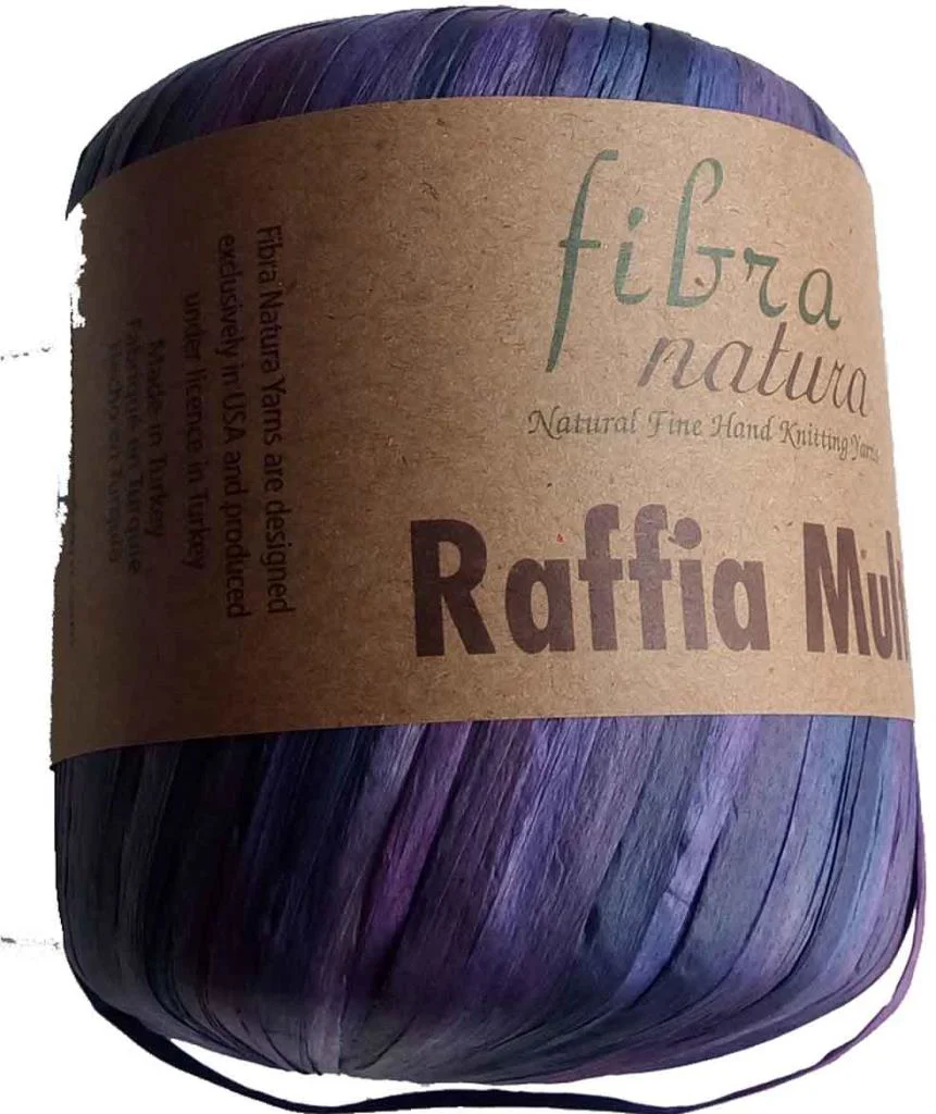 Çanta Aksesuar Himalaya Rafya, Ebruli Mor Renk
