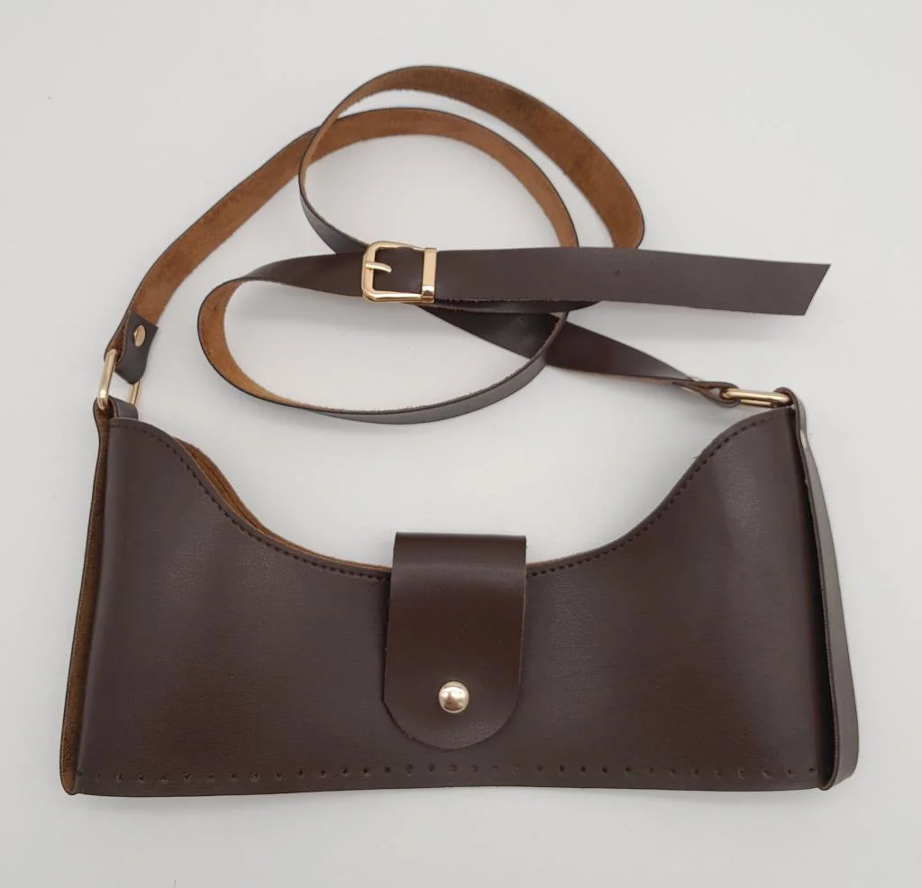 Çanta Aksesuar Kahverengi Suni Deri 120x2 cm Çanta Saplı Deri Set