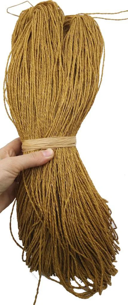 Çanta Aksesuar Koyu Hasır Renk Kağıt İp 500 Gr