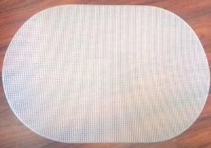 Çanta Aksesuar Oval 46x30 Cm Plastik Kanvas