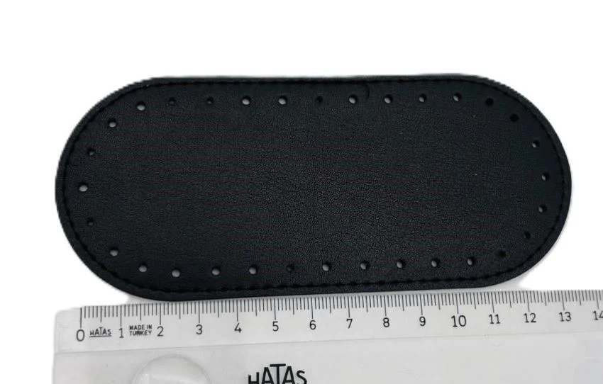 Çanta Aksesuar Siyah Renk 14x6 Cm Oval Çanta Tabanı Telefon Çanta