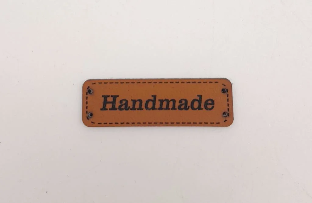 Çanta Aksesuar Suni Deri Klasik Etiket 1X4 Cm 1 Adet