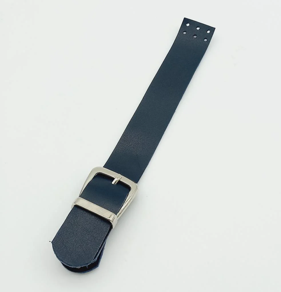 Çanta Aksesuar Tek Kat 18 Cm Suni Deri Lacivert Kapak Gümüş Metal