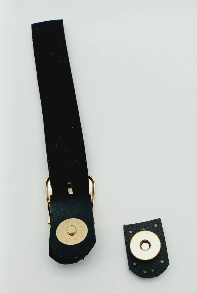 Çanta Aksesuar Tek Kat 18 Cm Suni Deri Lacivert Kapak Gümüş Metal