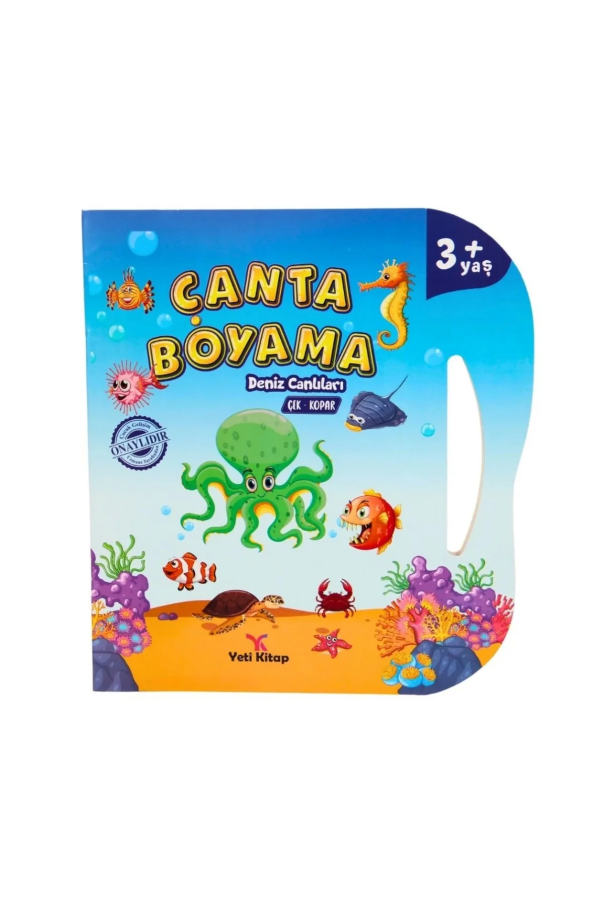 Çanta Kitap Boyama Kitabı Deniz Canlıları