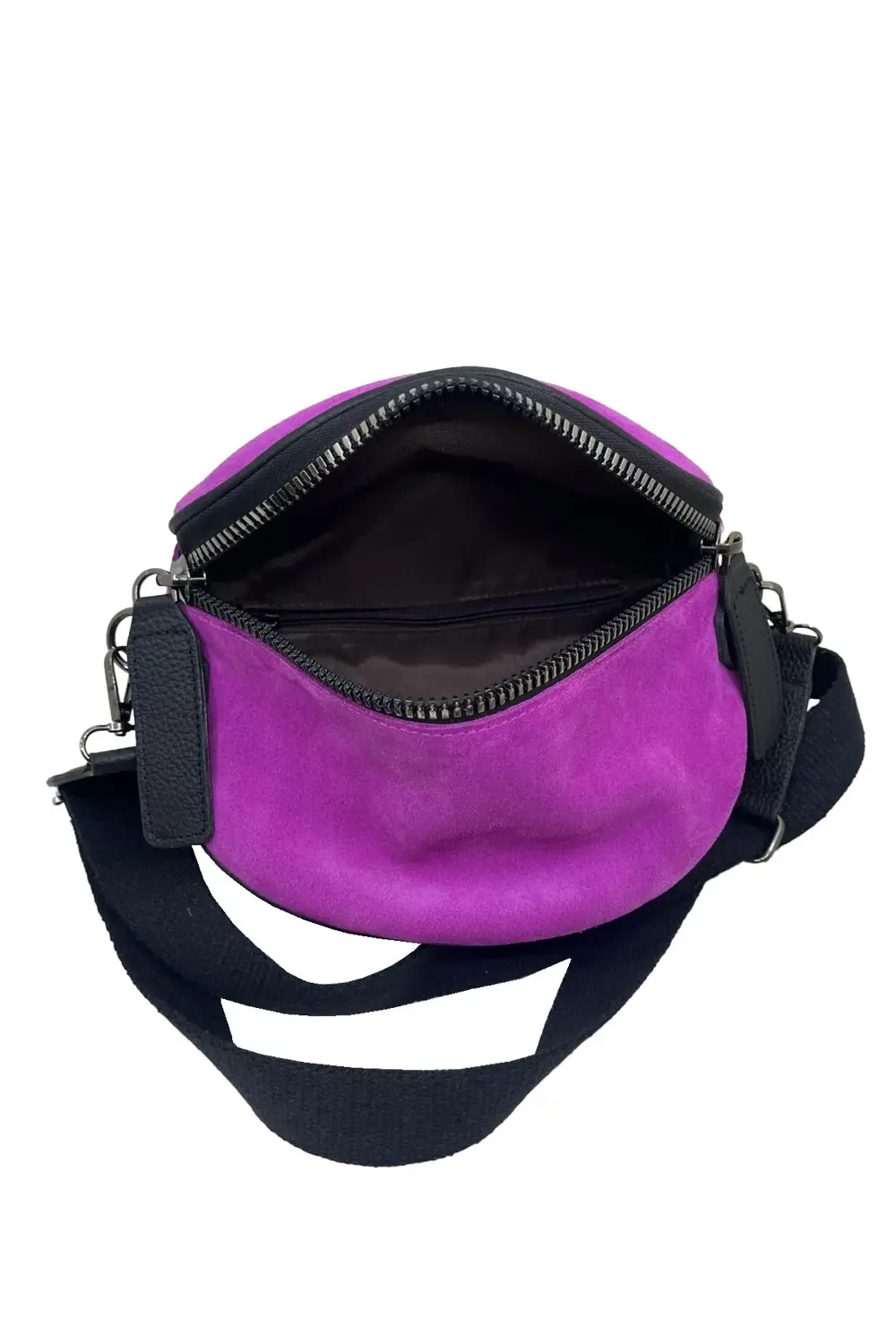 ÇANTA LİLA 100% GERÇEK DERİ BEL ÇANTASI