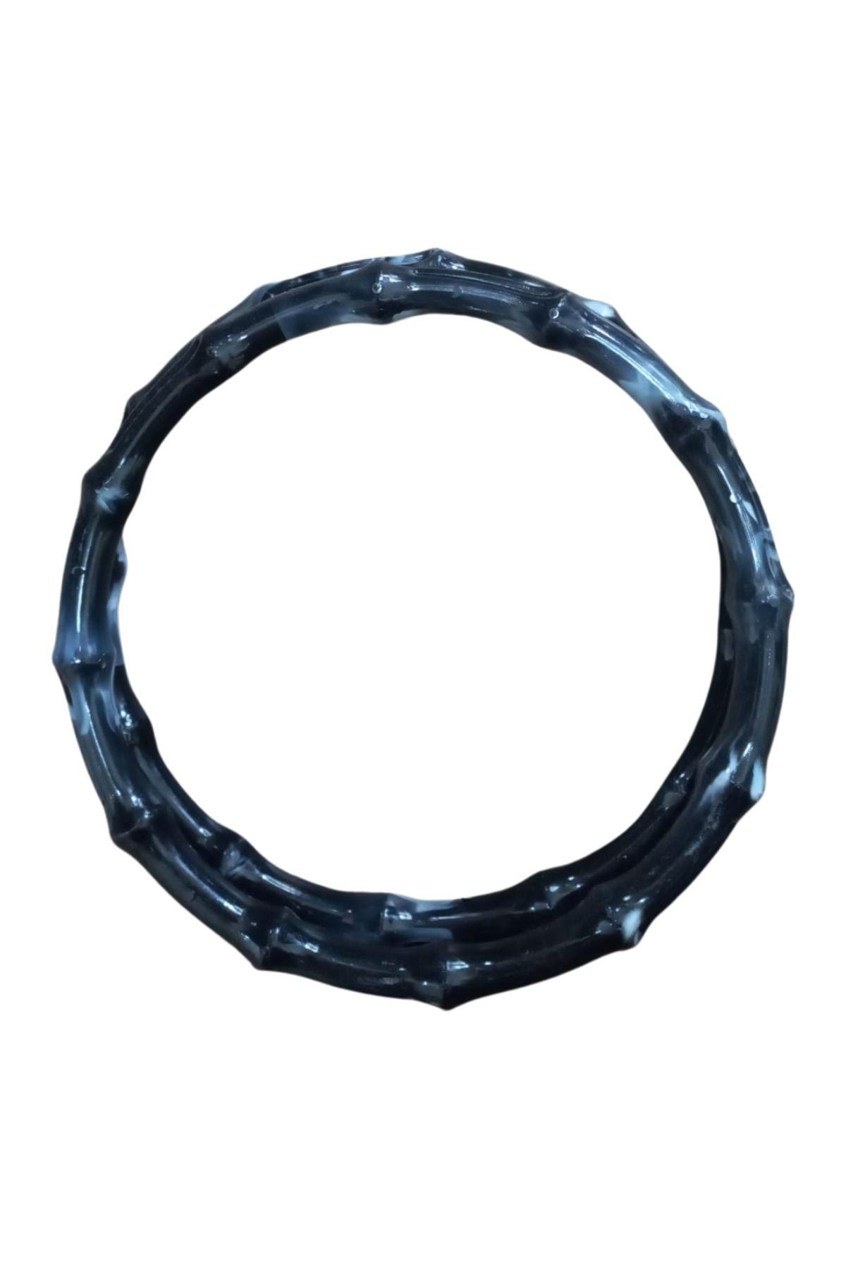 P Parla Çanta Sapi Akrilik Yuvarlak Siyah