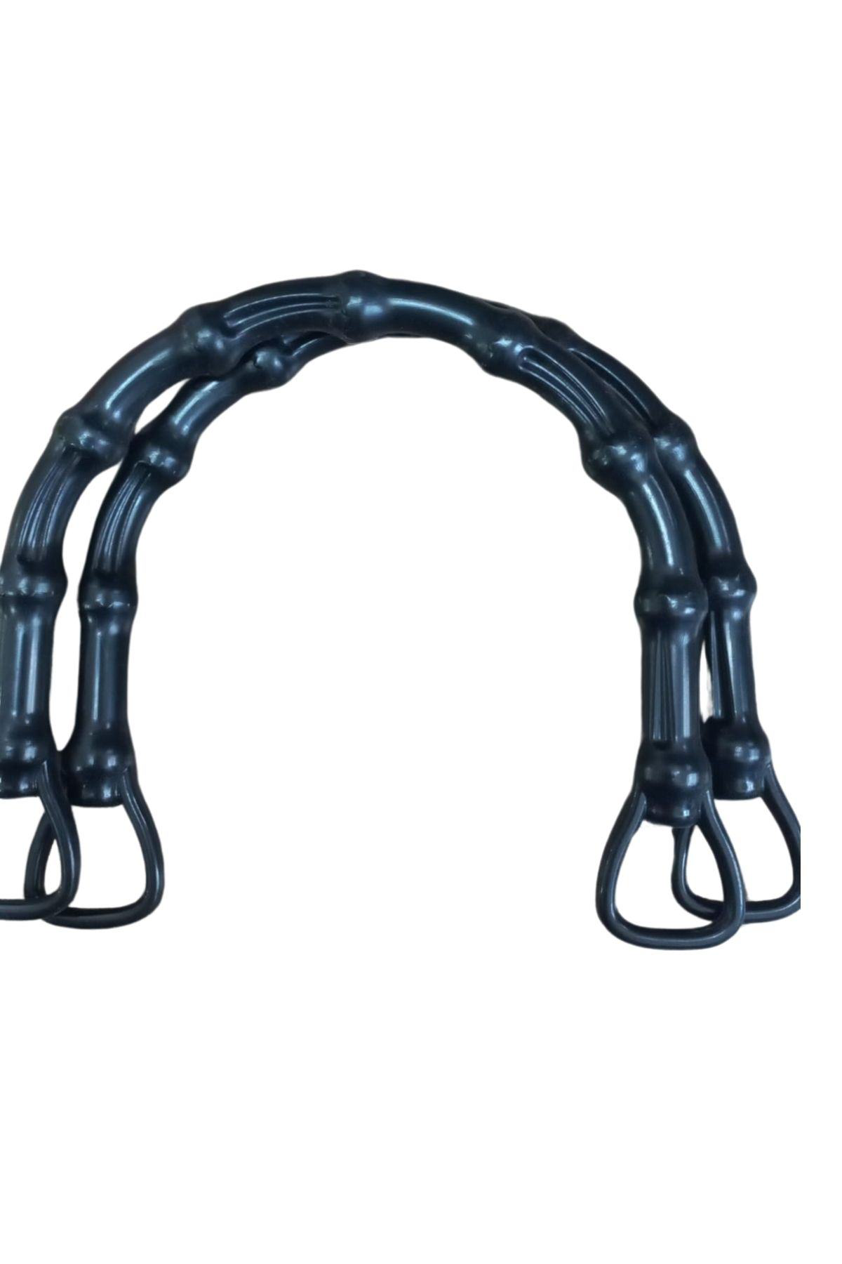 P Parla Çanta Sapi Nal  Model Siyah Akrilik