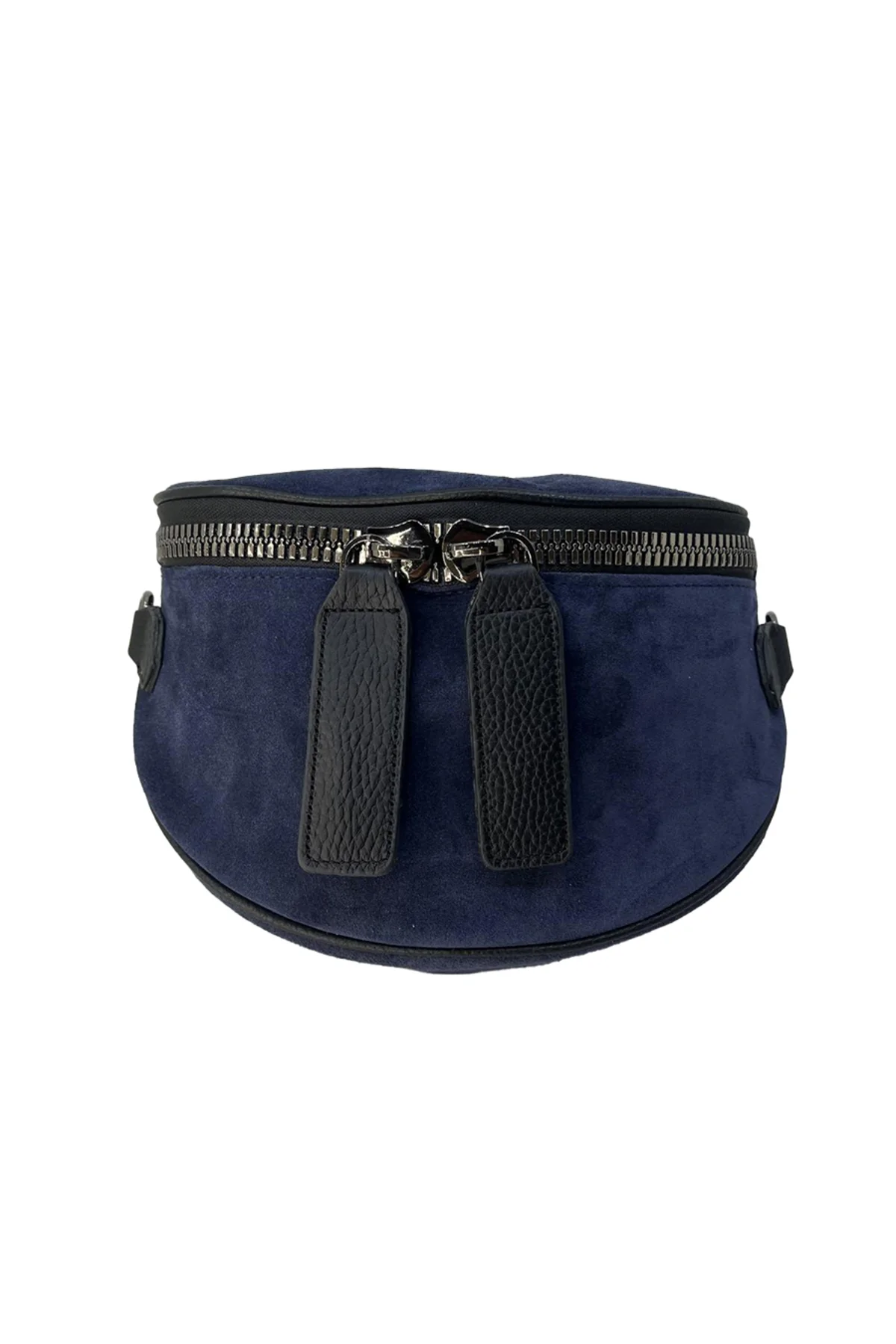 ÇANTA SÜET LACİVERT 100% Gerçek deri bel çantası (bady bag)