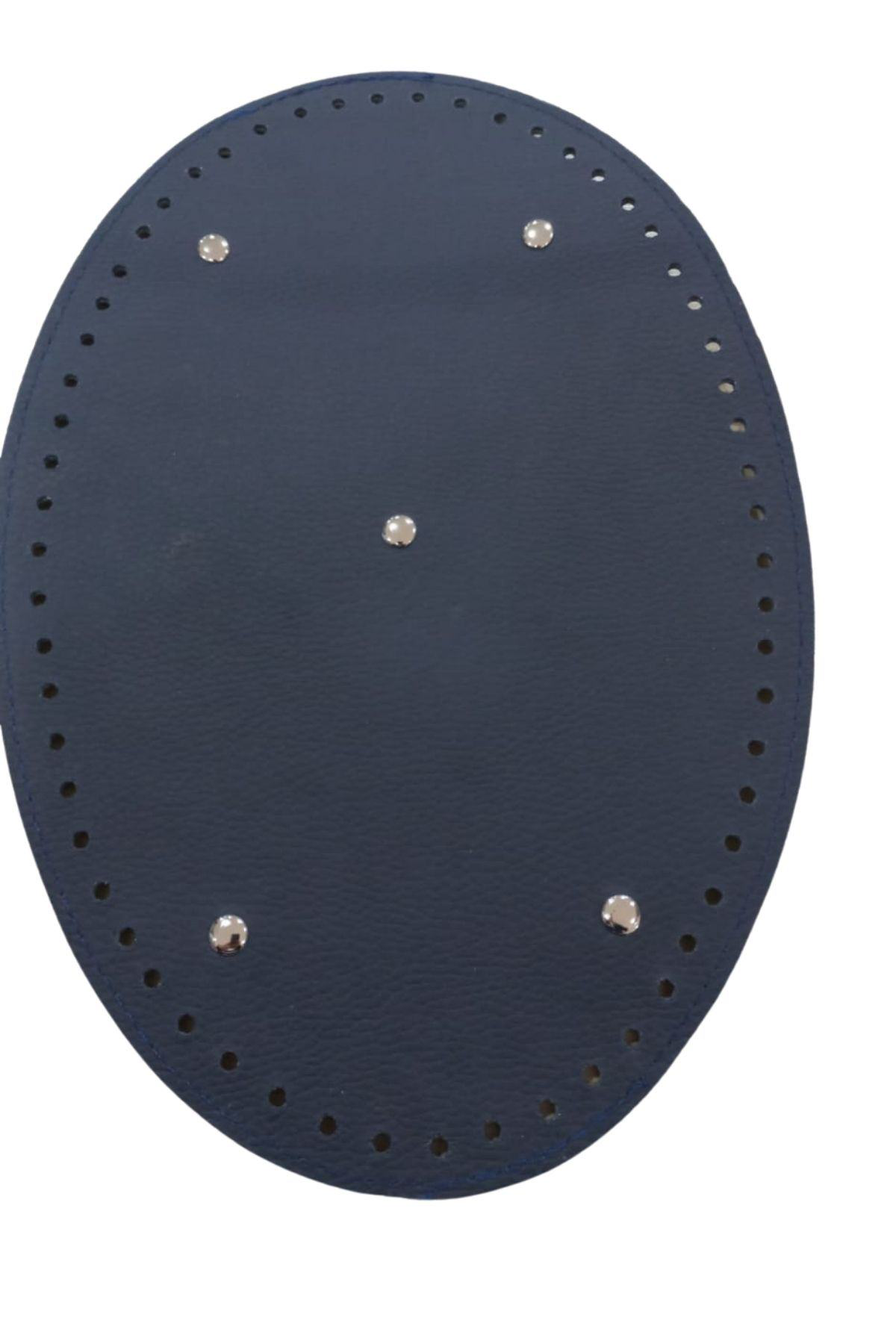 P Parla Çanta Tabani Oval 20 Cm Lacivert