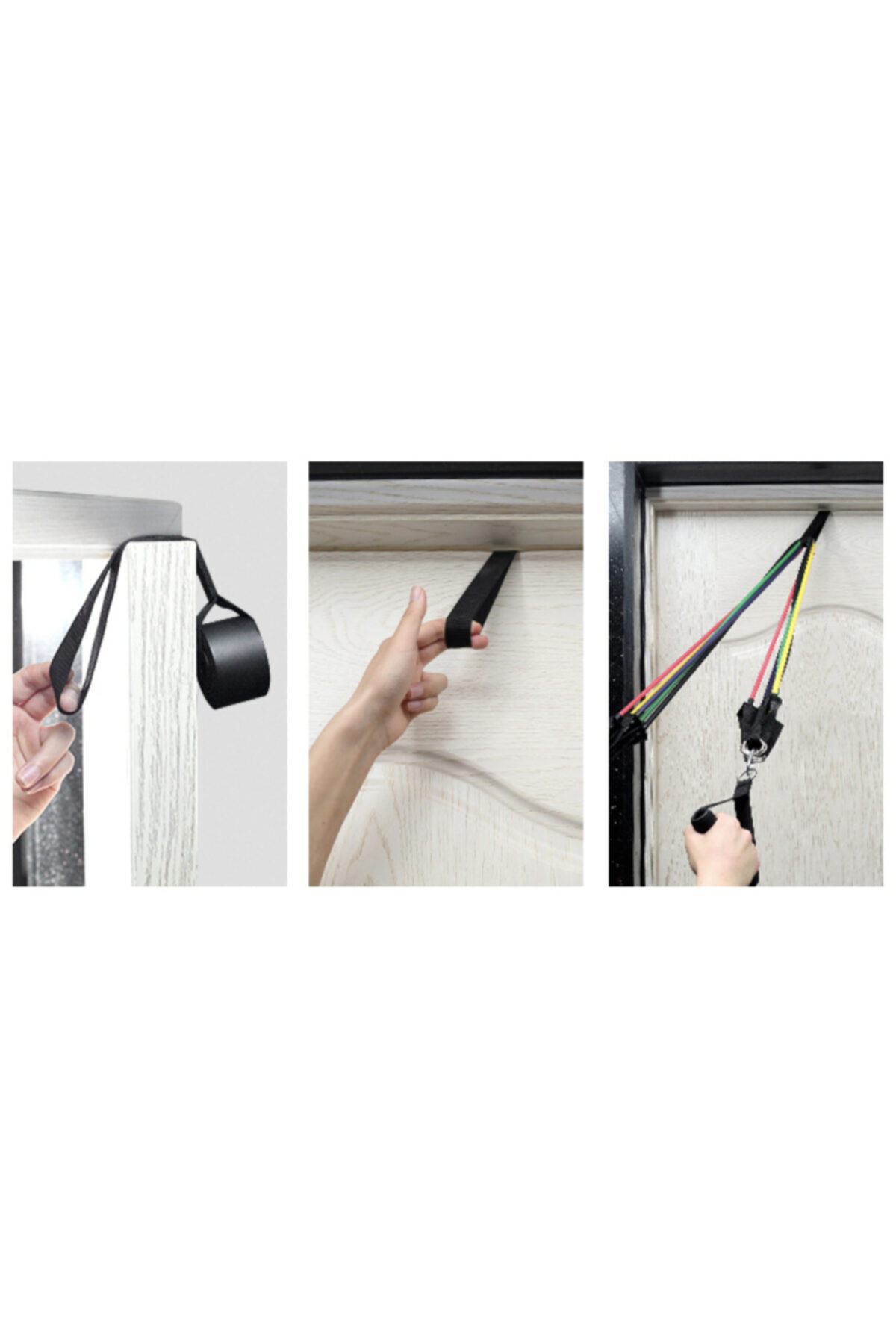 Jet Çantali 12 Parça 5 Farkli Direnç Pilates Güç Lastiği Ve Revoflex