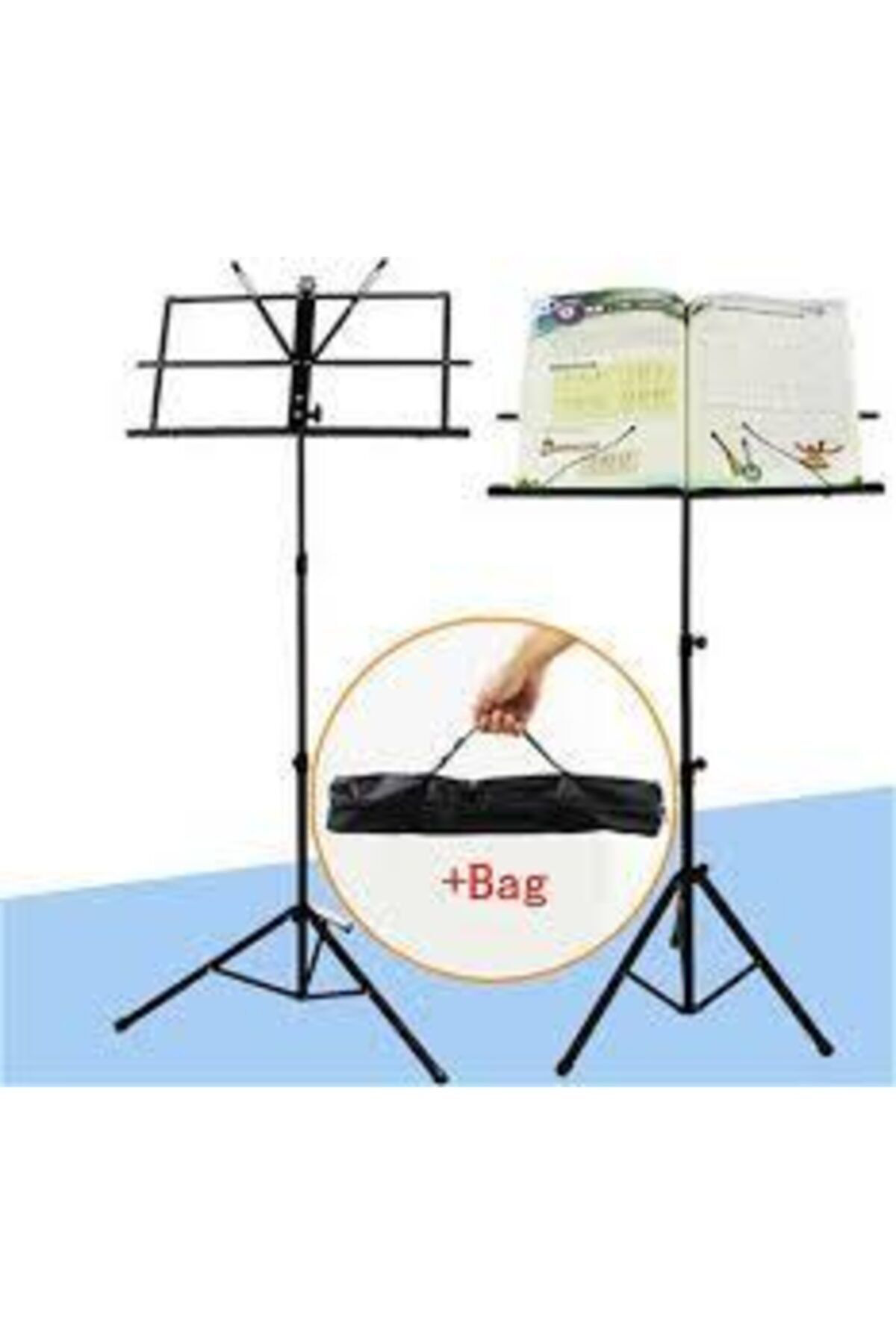 Cremonia Çantali Katlanir Portatif Nota Sehpasi