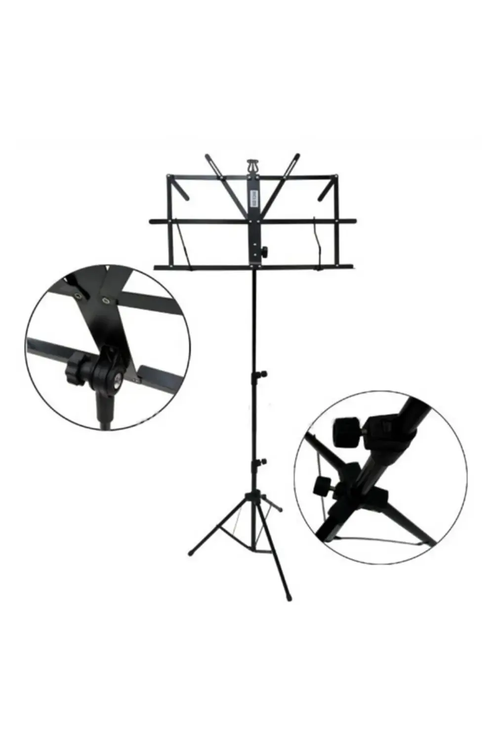 Çantalı Katlanır Portatif Nota Sehpası