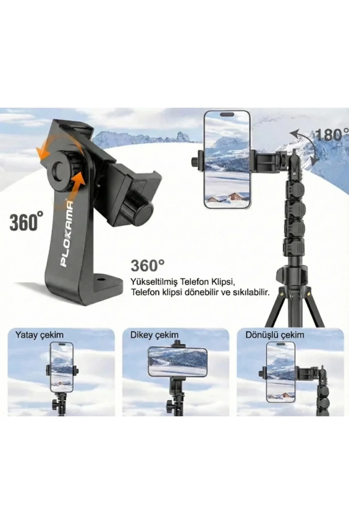 Çantalı Kumandalı Tripod