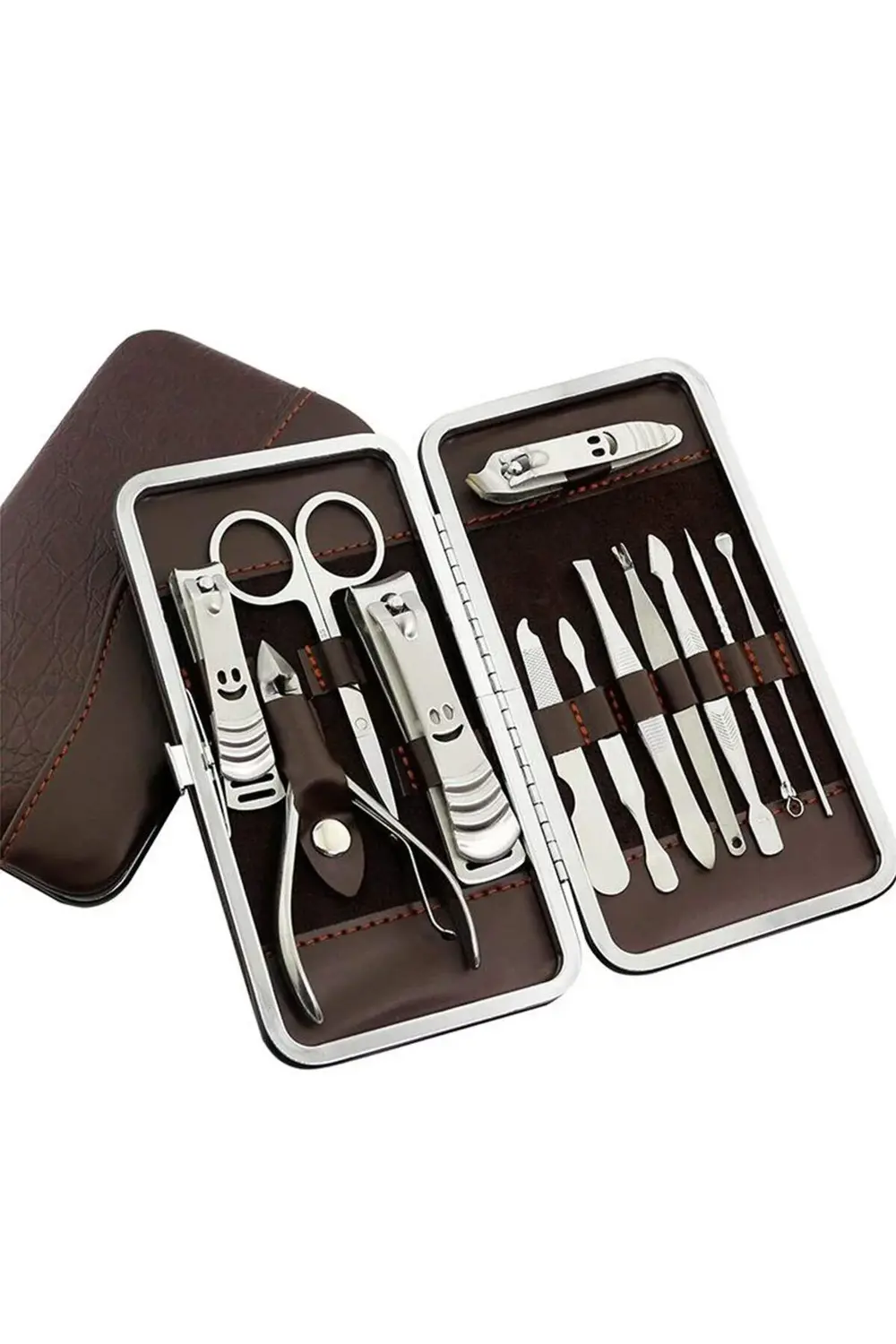 Çantalı Manikür Pensi Profesyonel ve Manikür Pedikür Seti 13 Parç