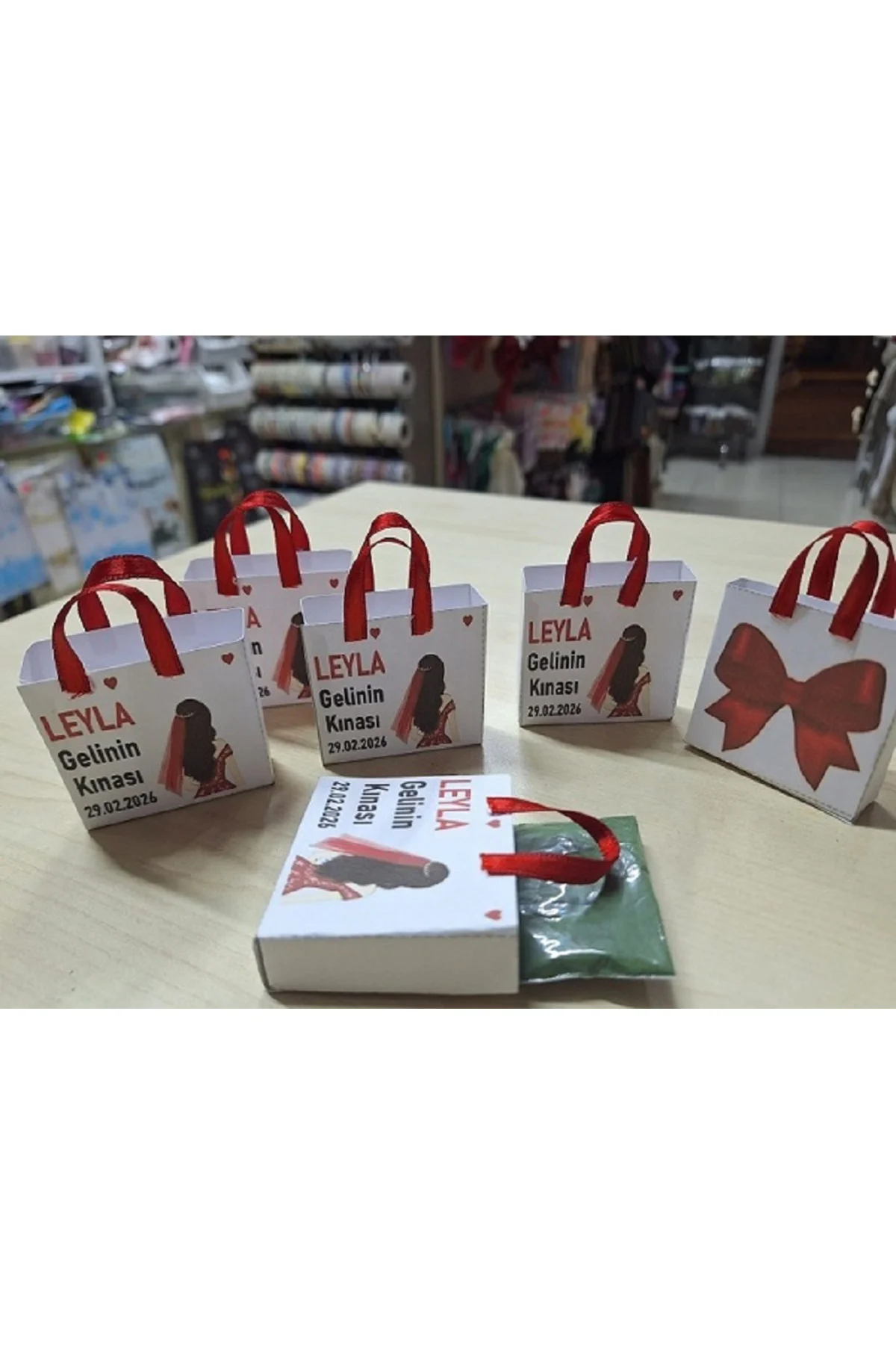 ÇANTALI ÖZEL TASARIM PAKETLENMİŞ DAĞITMALIK KINA 30 LU