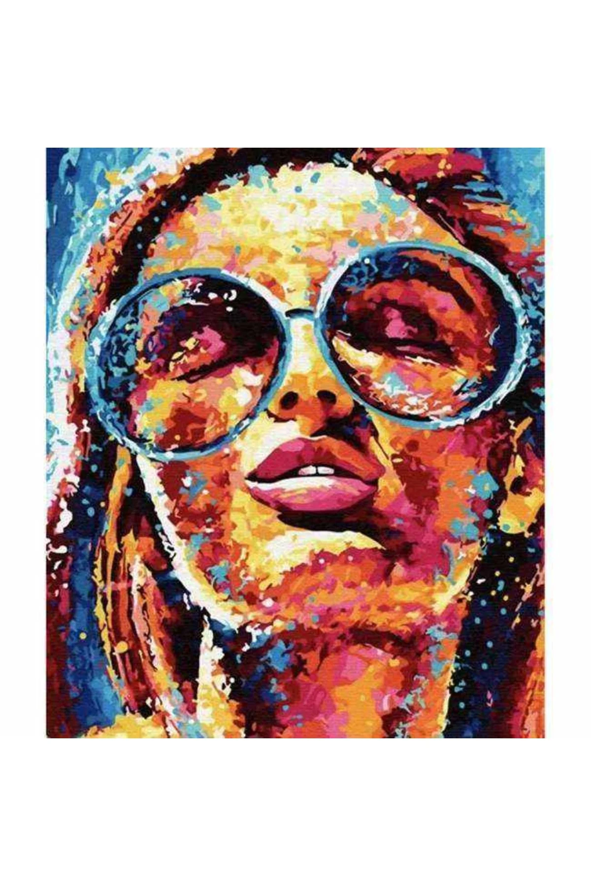 Canvas Aslının Rüyası Sayılarla Boyama Seti Kasnaklı 100 X 140 Cm