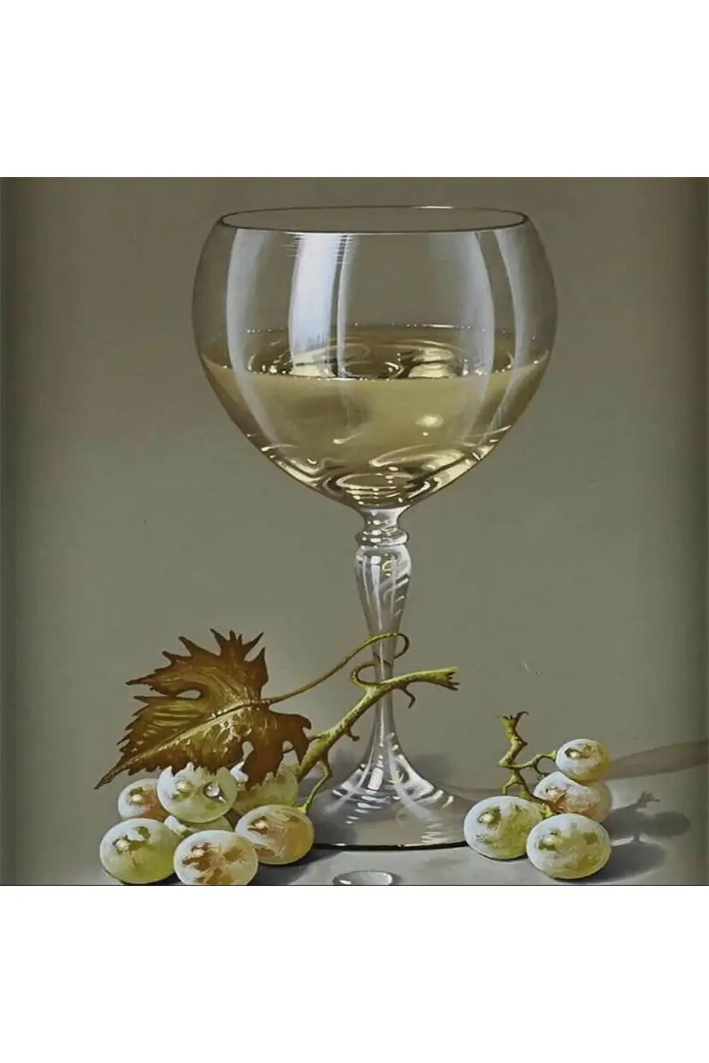 Canvas Bir Yudum Sayılarla Boyama Seti KASNAKLI ÇERÇEVELİ