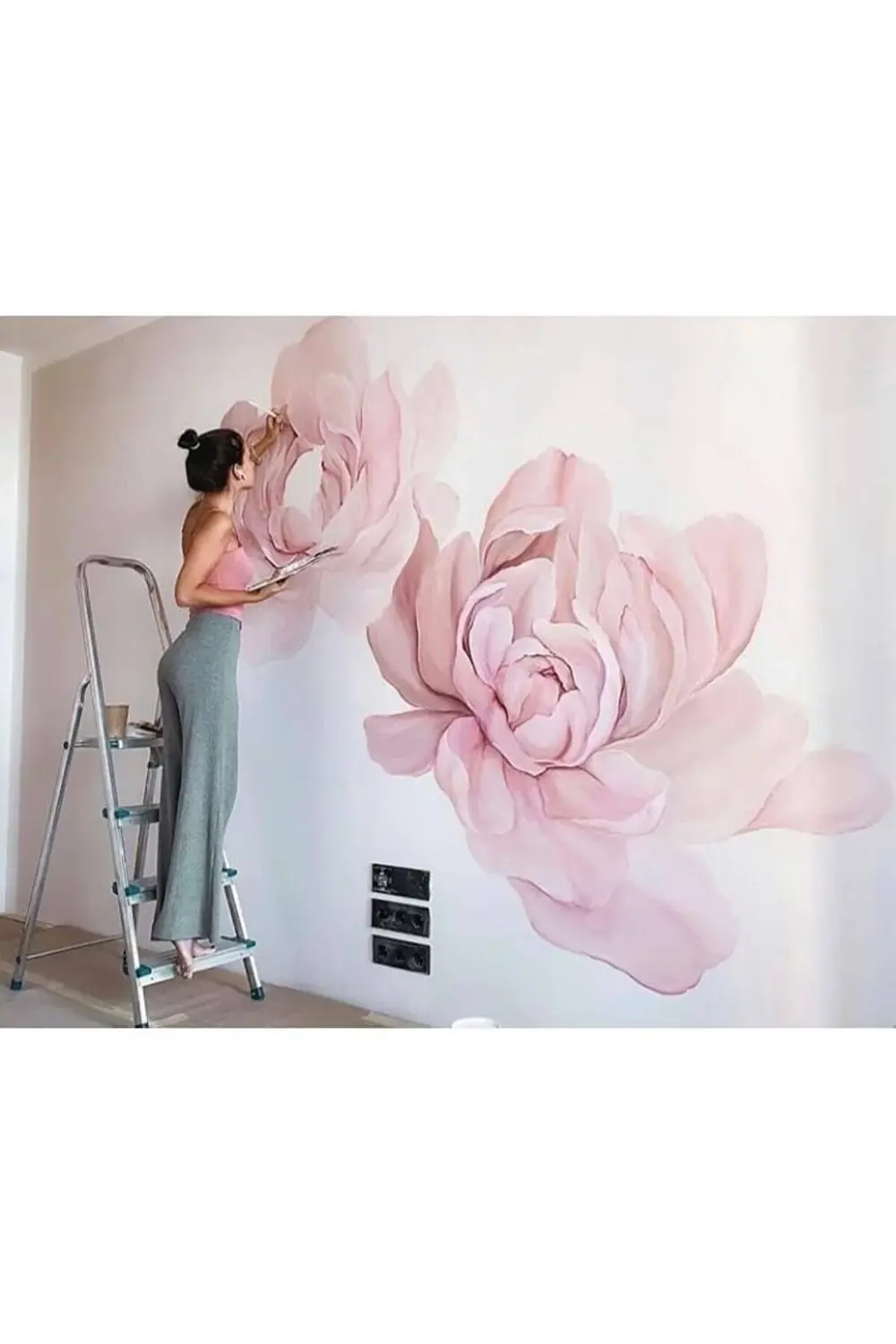 Canvas Güneş Doğarken Baba ve Oğul Sayılarla Boyama Seti Kasnaklı