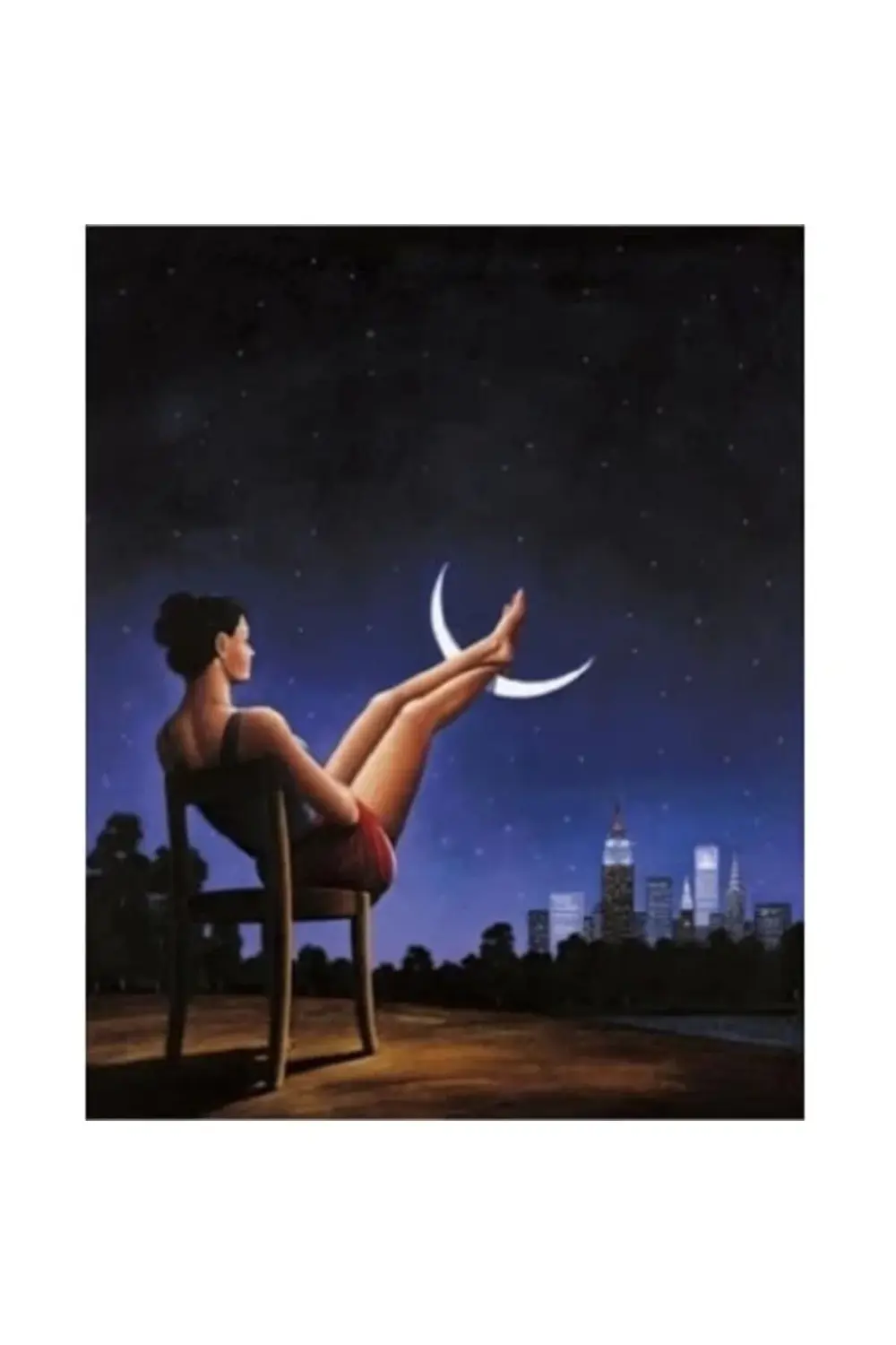 Canvas Hilal Keyfi Sayılarla Boyama Seti KASNAKLI DUVARA ASILABİL