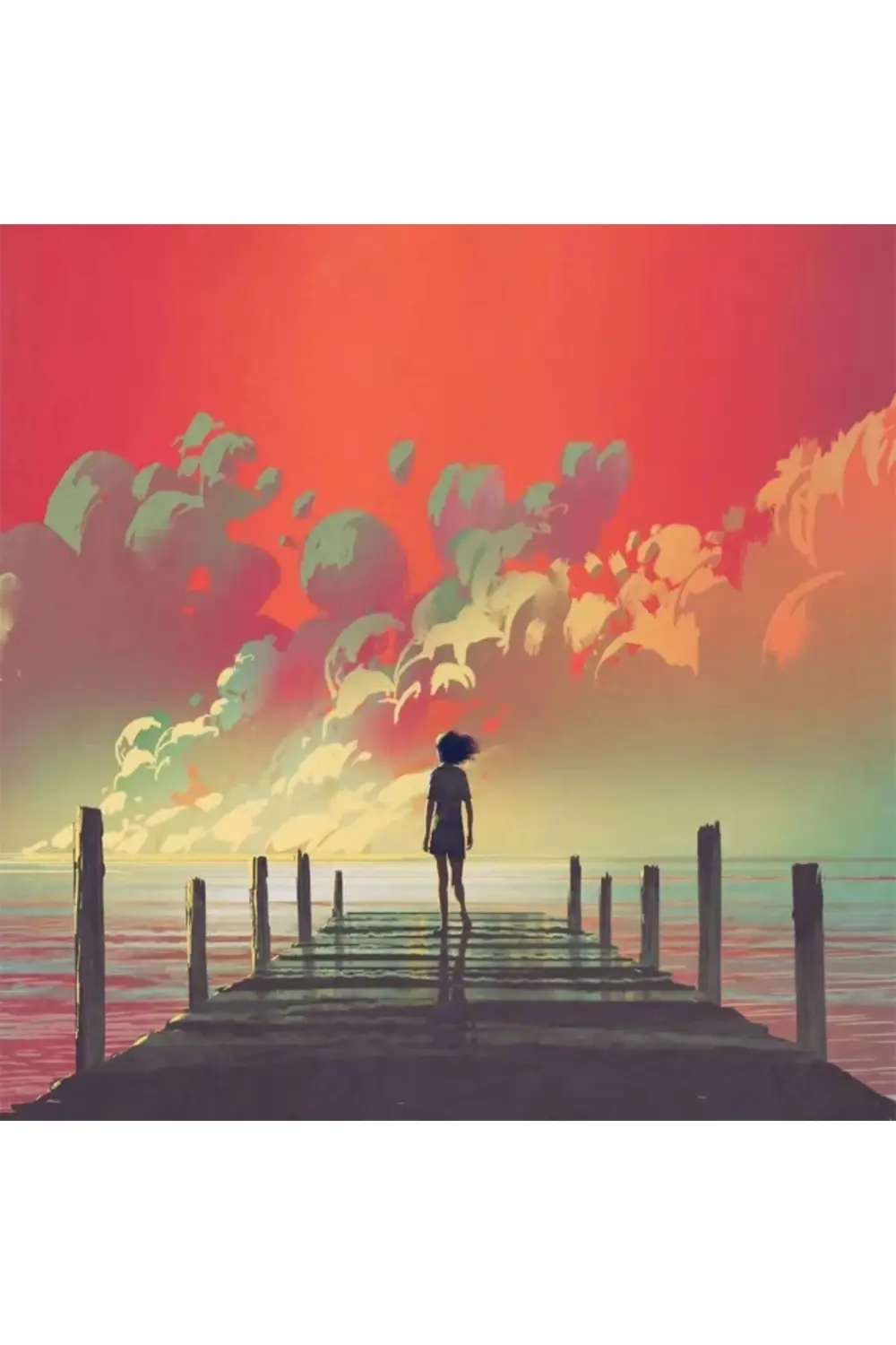 Canvas Iskele Sayılarla Boyama Seti KASNAKLI DUVARA ASILABİLİR