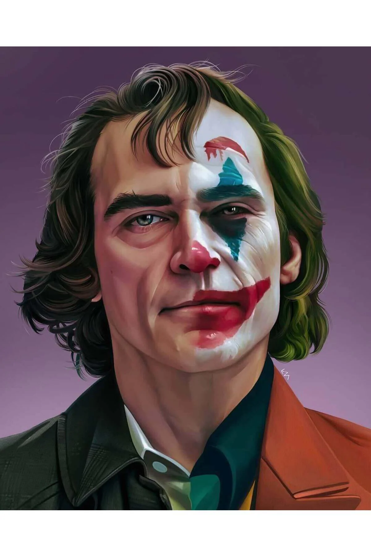 Canvas Joker 10 Sayılarla Boyama Seti KASNAKLI DUVARA ASILABİLİR