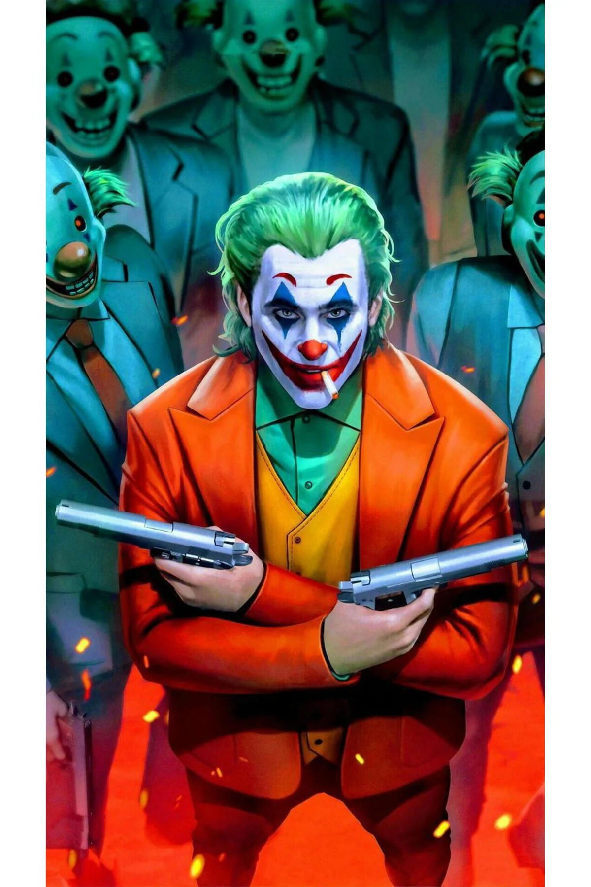 Canvas Joker 19 Sayılarla Boyama Seti Kasnaklı