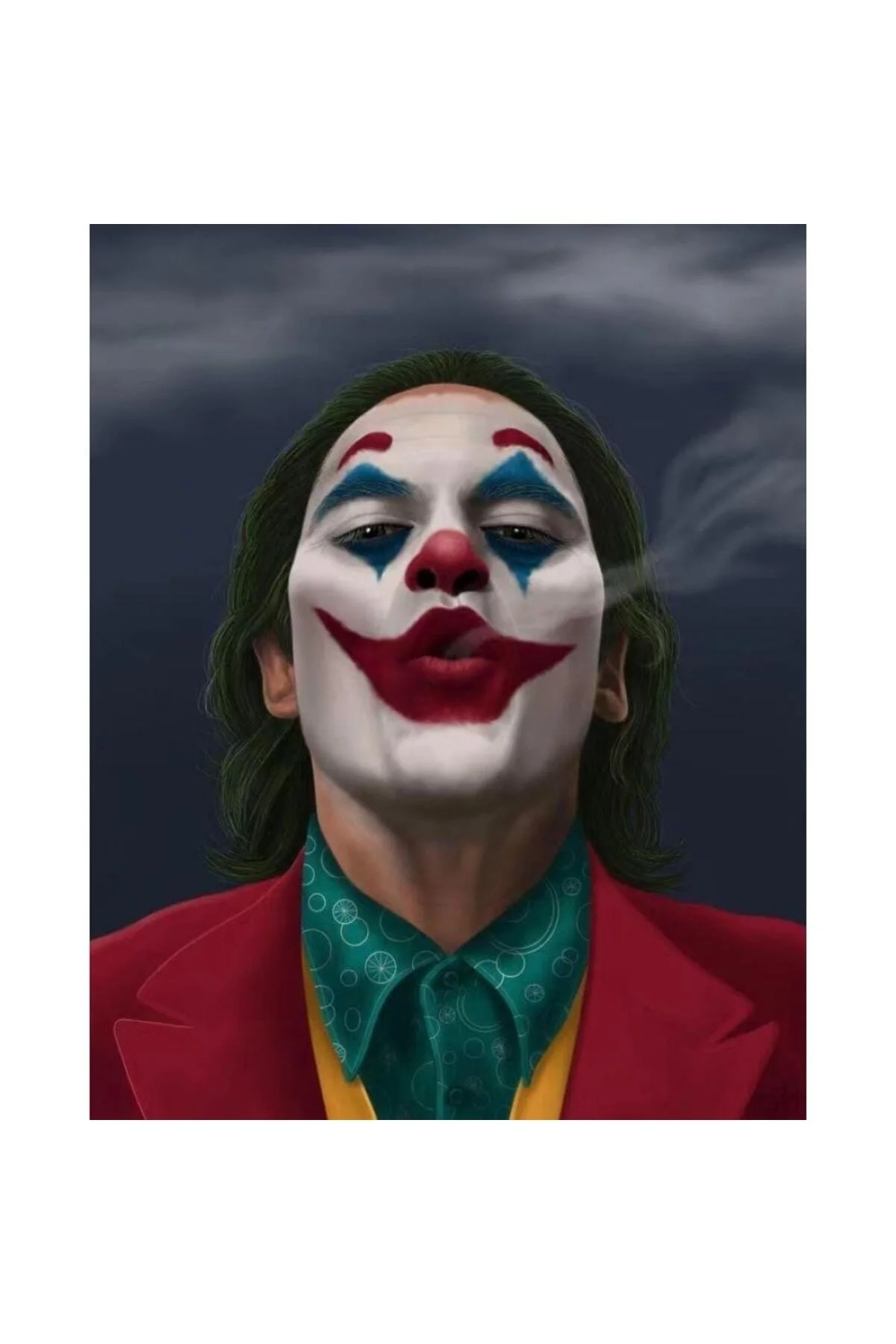 Canvas Joker 21 Sayılarla Boyama Seti Duvar Sticker KASNAKLI DUVARA ASILABİLİR