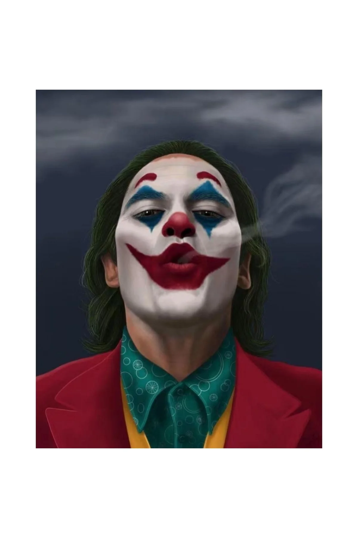 Canvas Joker 21 Sayılarla Boyama Seti Duvar Sticker Çerçevesiz Ru