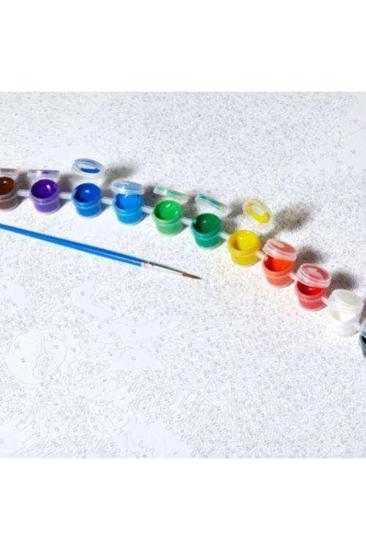 Canvas Kadının Adı Huzur 2 Sayılarla Boyama Seti   Rulo