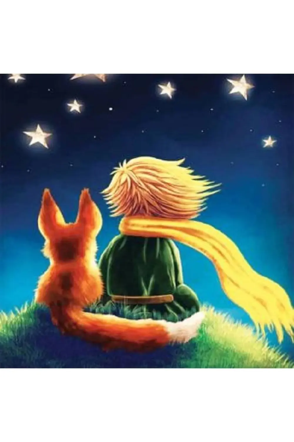 Canvas Küçük Prens 2 Sayılarla Boyama Seti KASNAKLI DUVARA ASILAB