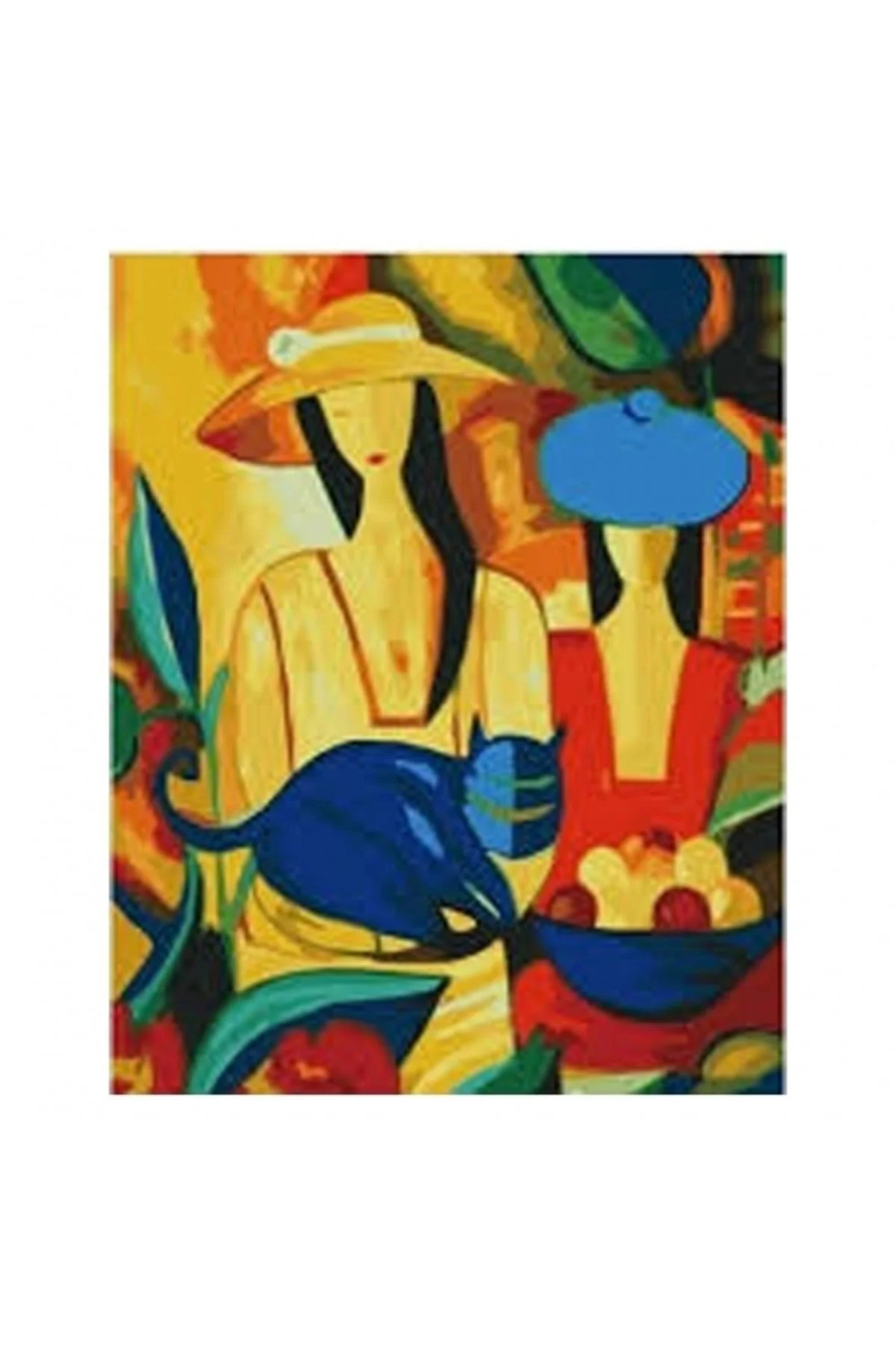 Canvas Picasso Kadınlar Sayılarla Boyama Seti Rulo