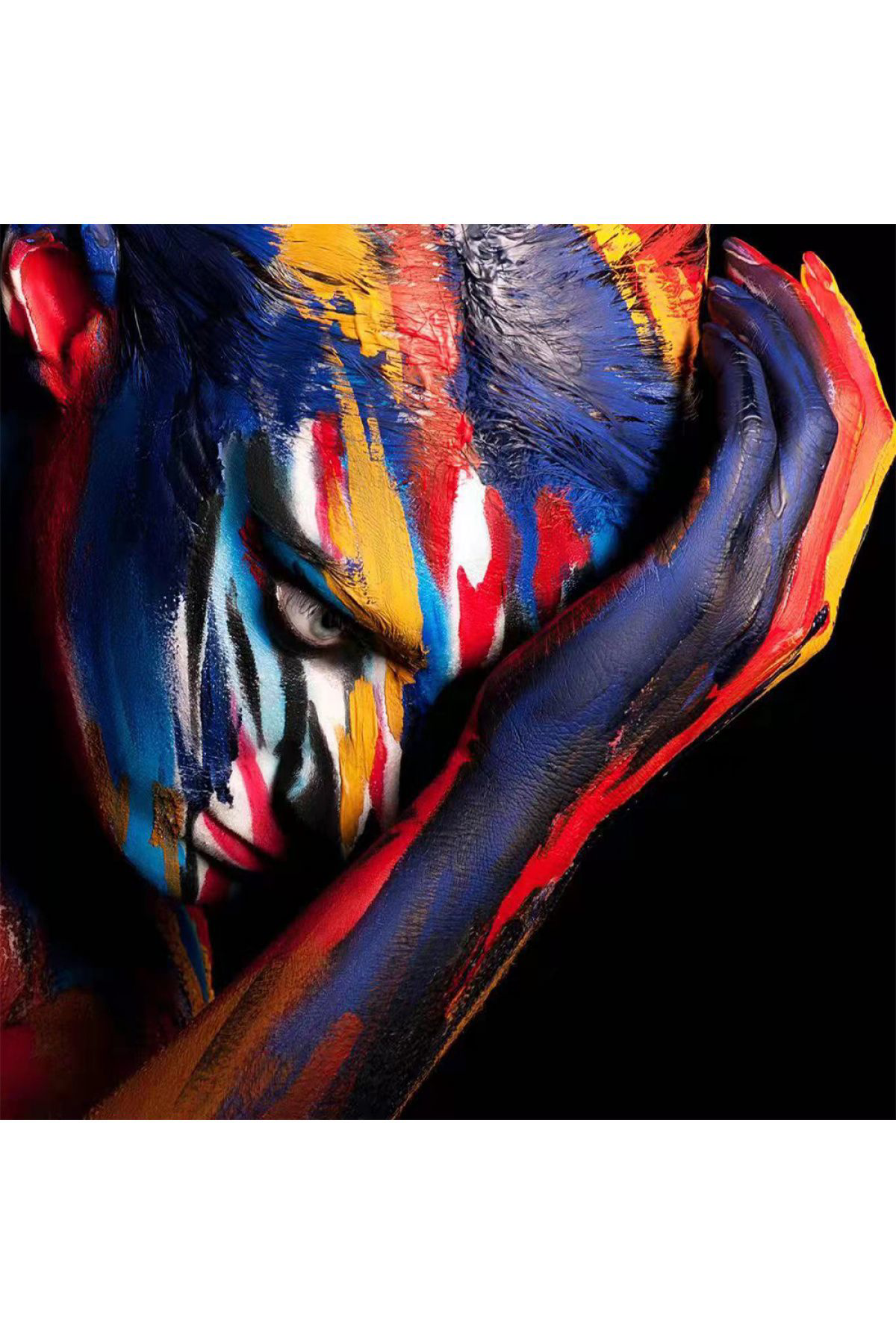 P Parla Canvas Renkli Güzel Sayilarla Boyama Seti Rulo