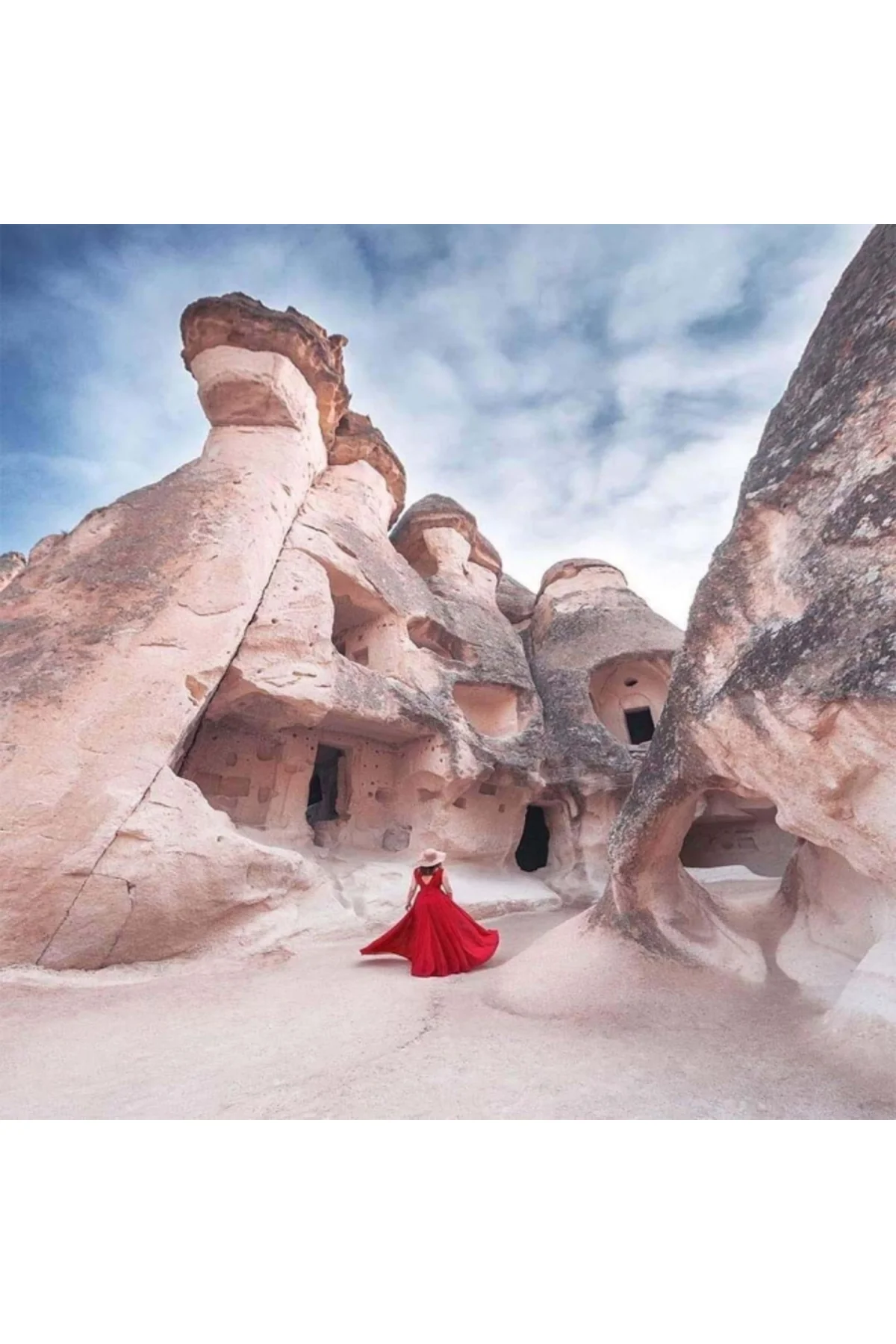 Canvas Ürgüpteki Güzel Sayılarla Boyama Seti KASNAKLI DUVARA ASIL