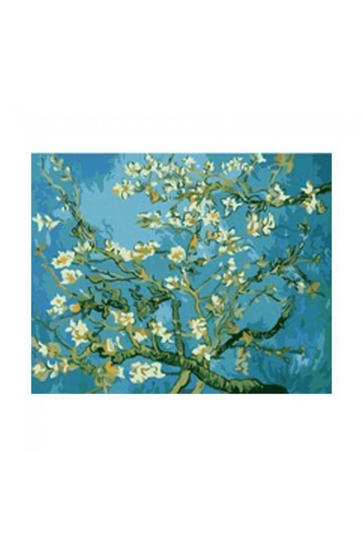 Canvas Van Gogh Badem Çiçekleri Duvar Sticker Rulo 100 X 140 Cm