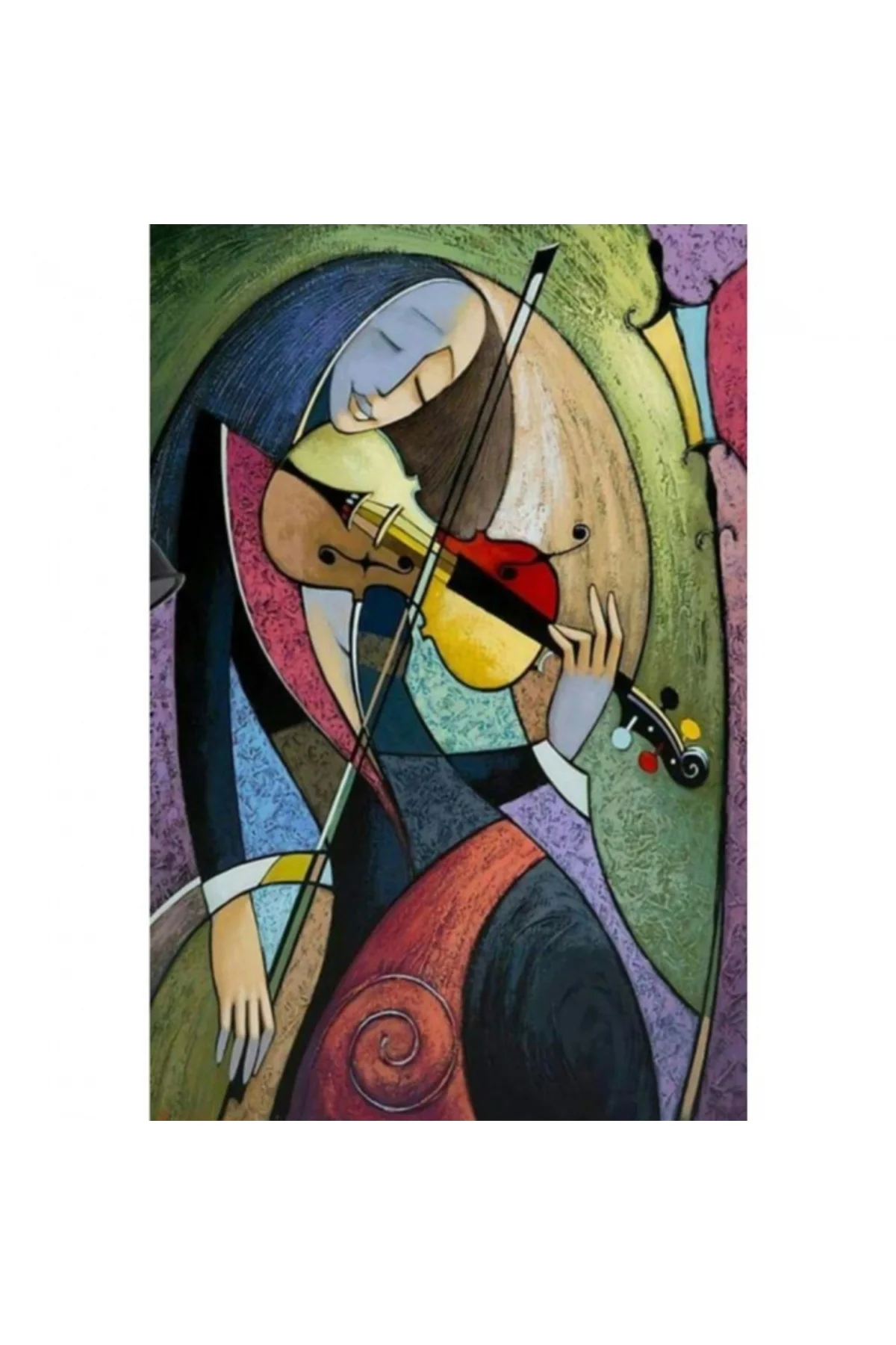Canvas Violet Sayılarla Boyama SetiRulo