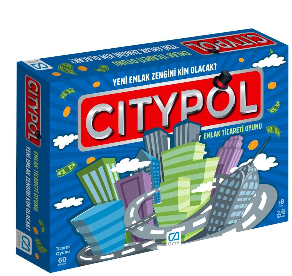 CAOYN-5221 Citypol Emlak Ticaret Oyunu -CA Games CAOYN-5221 Citypol Emlak Ticaret Oyunu -CA Games