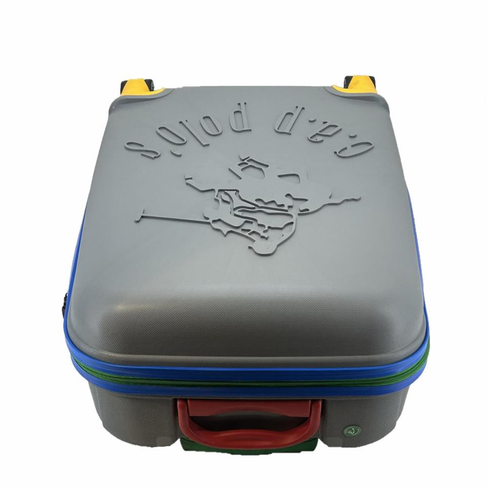 Çanta Yurdu Cap Polo's Polipropilen Büyük Boy Valiz Gri