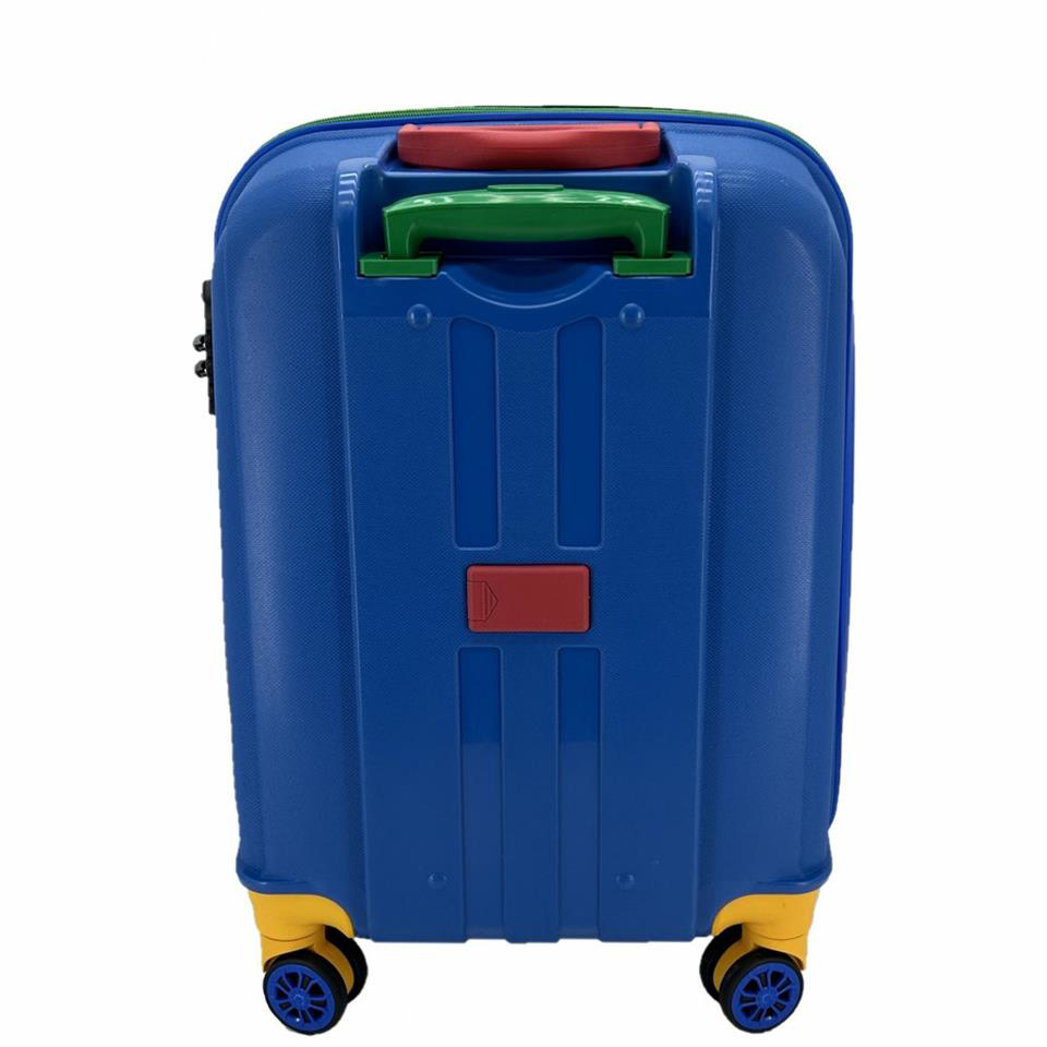 Çanta Yurdu Cap Polo's Polipropilen Üçlü Valiz Set Mavi