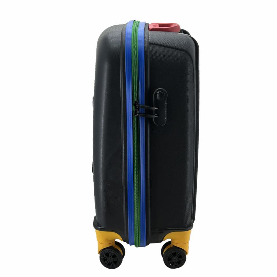 Çanta Yurdu Cap Polo's Polipropilen Büyük Boy Valiz Siyah