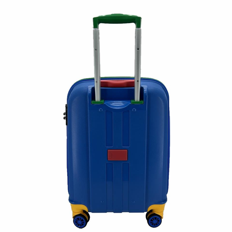 Çanta Yurdu Cap Polo's Polipropilen Üçlü Valiz Set Mavi