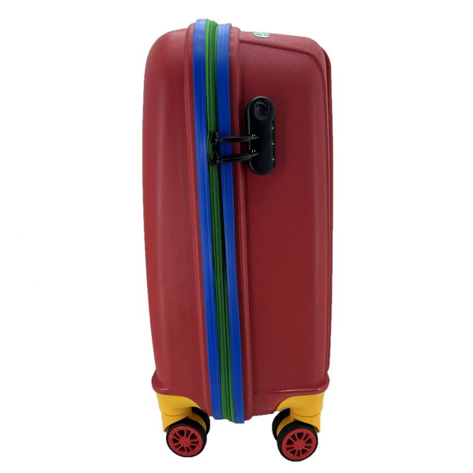 Çanta Yurdu Cap Polo's Polipropilen Üçlü Valiz Set Kirmizi