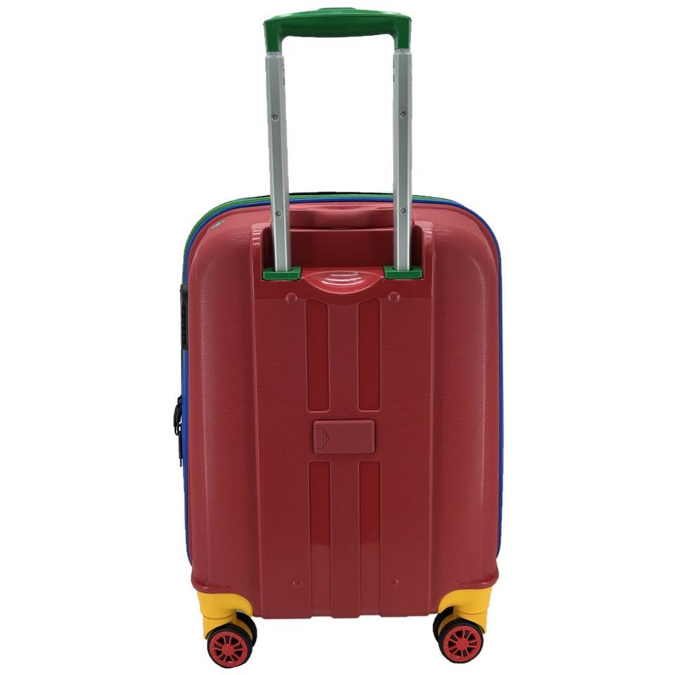 Çanta Yurdu Cap Polo's Polipropilen Üçlü Valiz Set Kirmizi