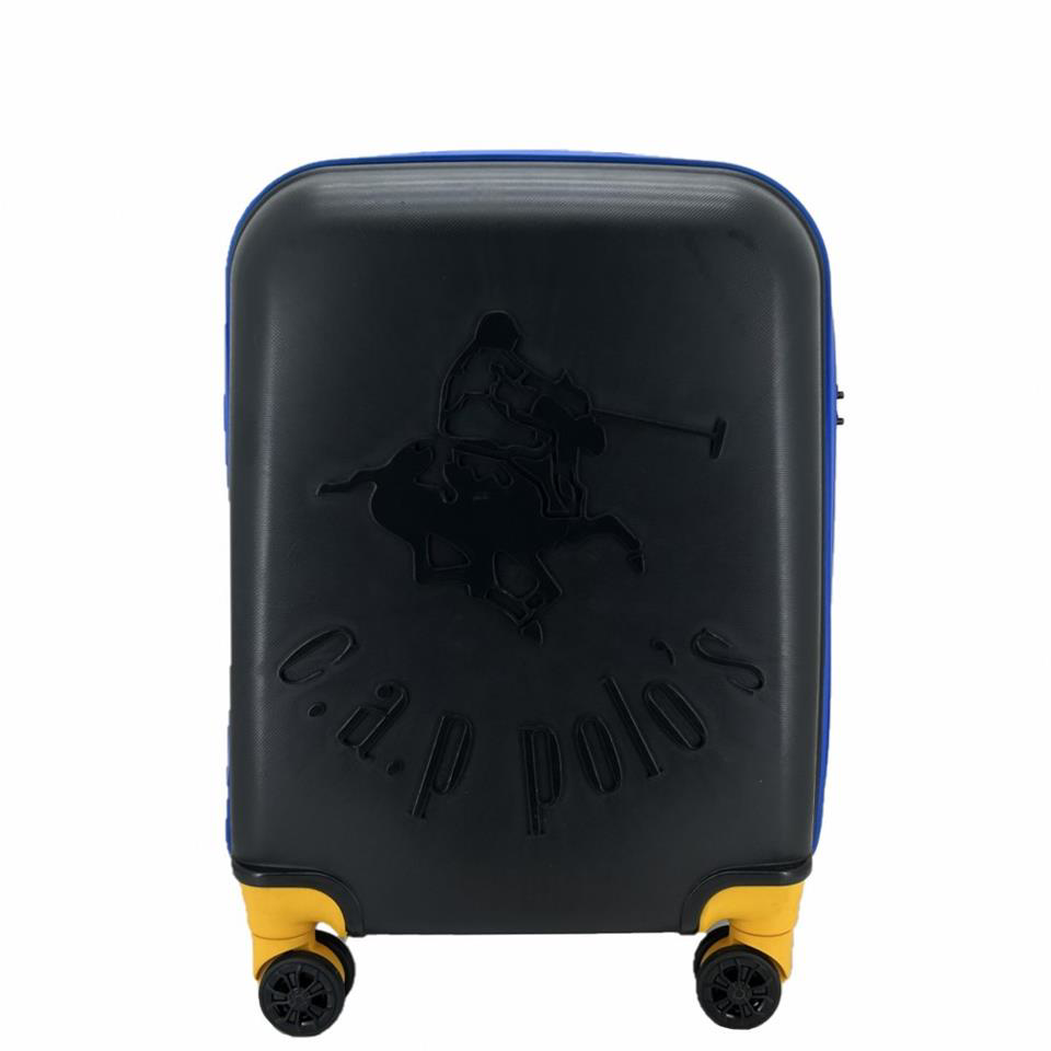 Çanta Yurdu Cap Polo's Polipropilen Büyük Boy Valiz Siyah