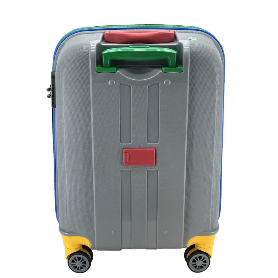 Çanta Yurdu Cap Polo's Polipropilen Küçük Boy Valiz Gri