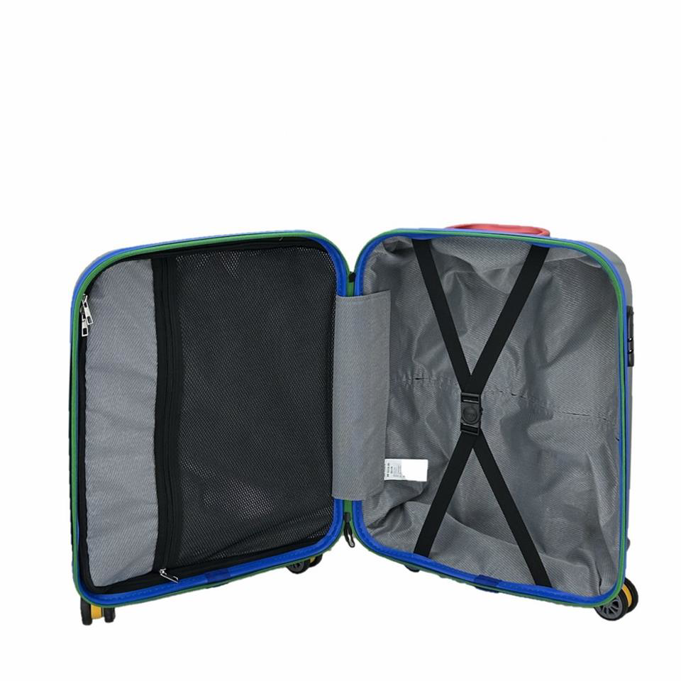 Çanta Yurdu Cap Polo's Polipropilen Üçlü Valiz Set Gri