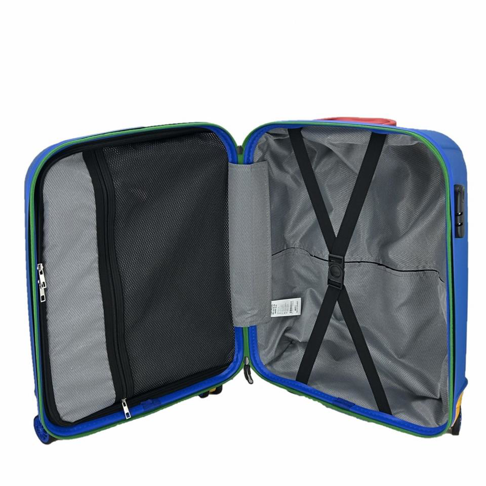 Çanta Yurdu Cap Polo's Polipropilen Büyük Boy Valiz Mavi