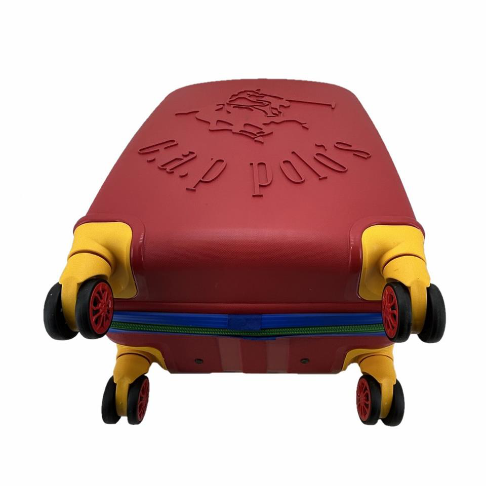 Çanta Yurdu Cap Polo's Polipropilen Büyük Boy Valiz Kirmizi